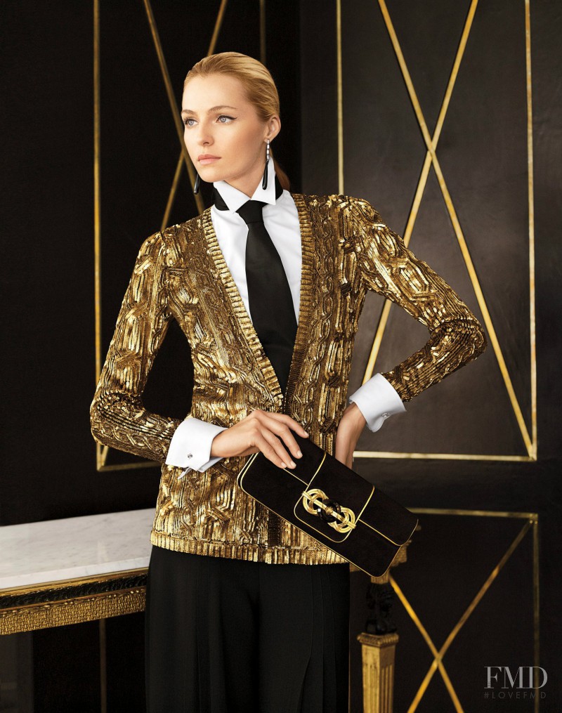 Valentina Zelyaeva featured in  the Ralph Lauren Collection catalogue for Fall 2012