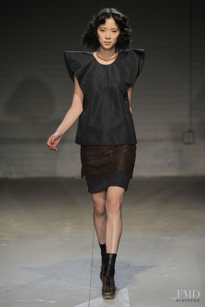 Irene Kim featured in  the Rachel Comey fashion show for Autumn/Winter 2010