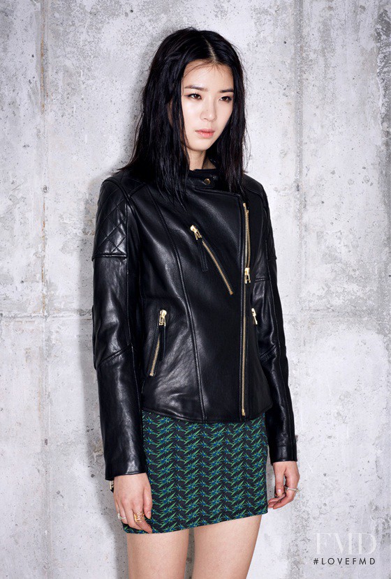 Irene Kim featured in  the Steve J and Yoni P lookbook for Autumn/Winter 2012