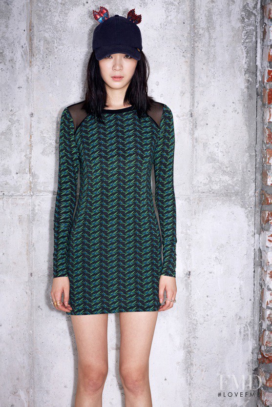 Irene Kim featured in  the Steve J and Yoni P lookbook for Autumn/Winter 2012