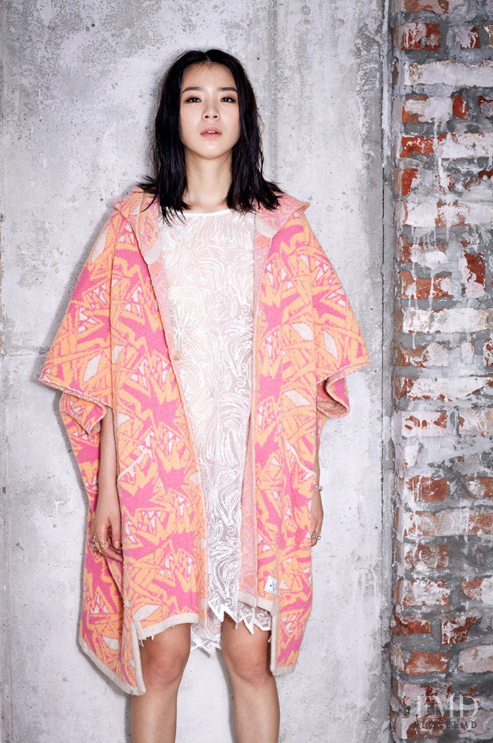 Irene Kim featured in  the Steve J and Yoni P lookbook for Autumn/Winter 2012