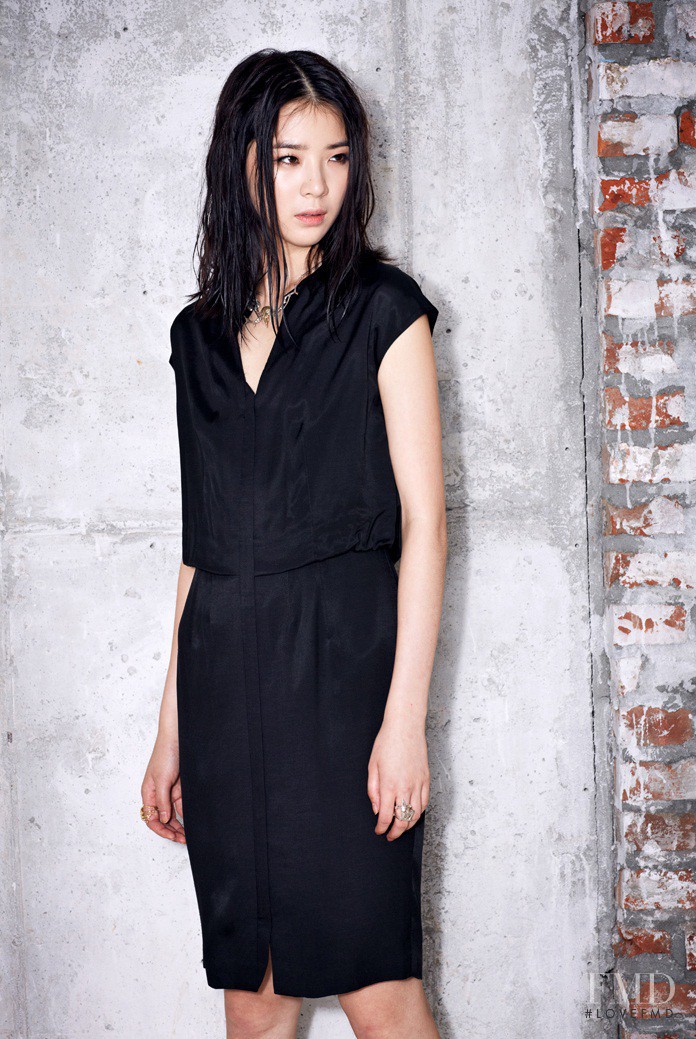 Irene Kim featured in  the Steve J and Yoni P lookbook for Autumn/Winter 2012