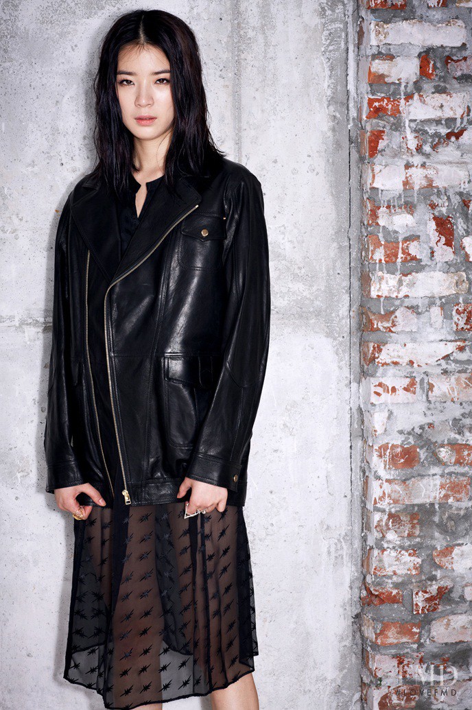 Irene Kim featured in  the Steve J and Yoni P lookbook for Autumn/Winter 2012