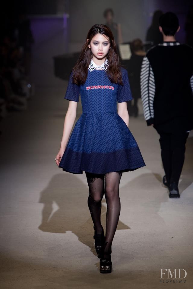 HoYeon Jung featured in  the Steve J and Yoni P fashion show for Autumn/Winter 2013