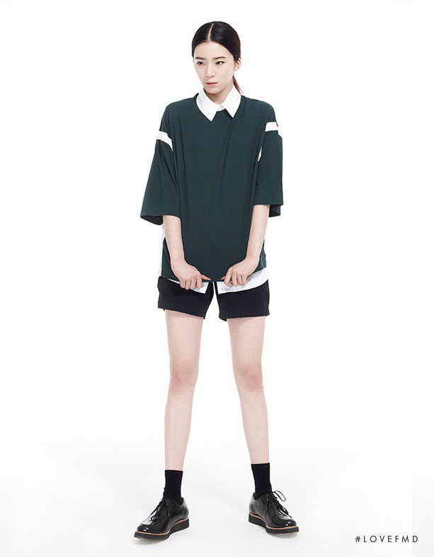 Irene Kim featured in  the 13Month lookbook for Spring/Summer 2014