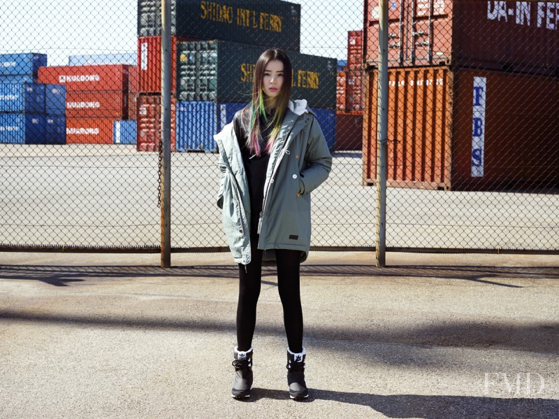 Irene Kim featured in  the Adidas Originals advertisement for Autumn/Winter 2014