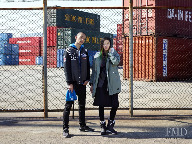 Irene Kim featured in  the Adidas Originals advertisement for Autumn/Winter 2014