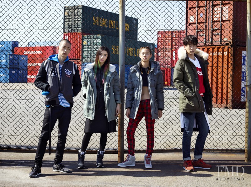 Irene Kim featured in  the Adidas Originals advertisement for Autumn/Winter 2014