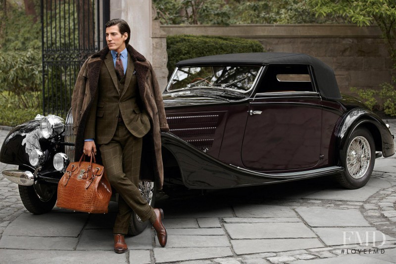 Oriol Elcacho featured in  the Ralph Lauren Purple Label catalogue for Fall 2012
