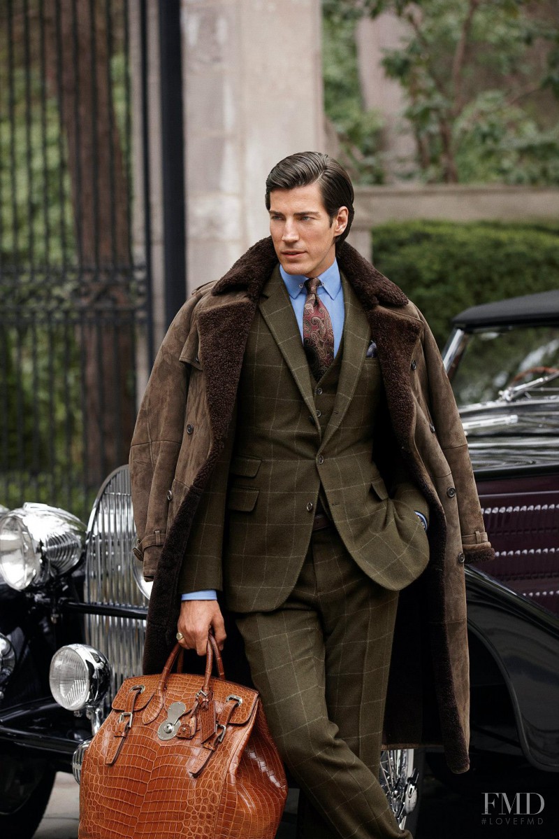 Oriol Elcacho featured in  the Ralph Lauren Purple Label catalogue for Fall 2012