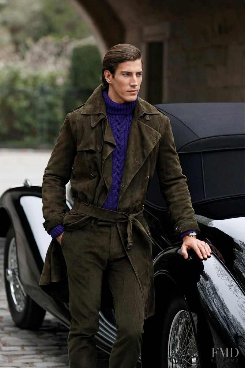 Oriol Elcacho featured in  the Ralph Lauren Purple Label catalogue for Fall 2012