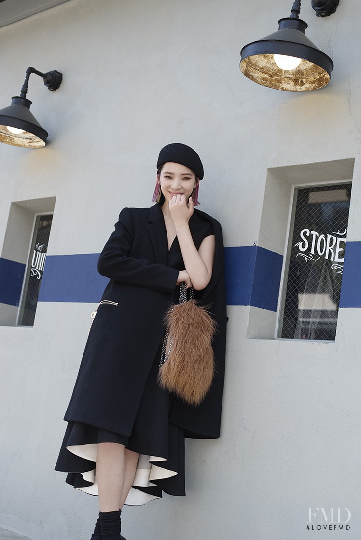Irene Kim featured in  the Stella McCartney One City, One Girl: Seoul’ series  lookbook for Autumn/Winter 2016