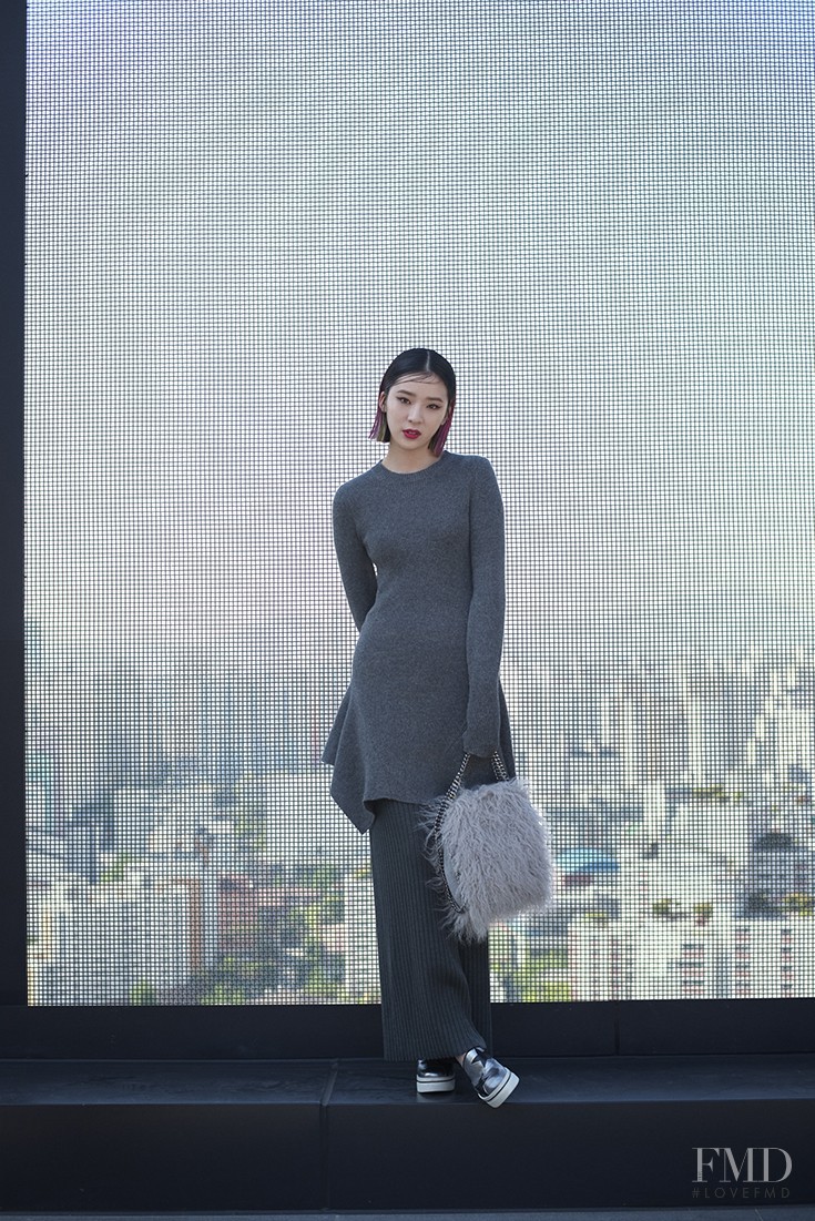 Irene Kim featured in  the Stella McCartney One City, One Girl: Seoul’ series  lookbook for Autumn/Winter 2016