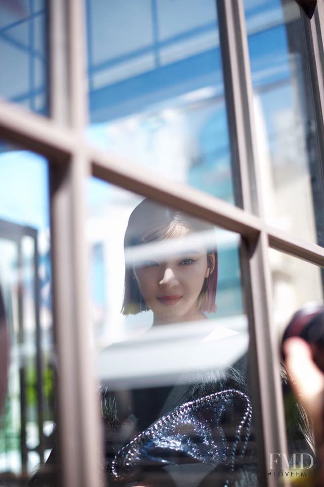 Irene Kim featured in  the Stella McCartney One City, One Girl: Seoul’ series  lookbook for Autumn/Winter 2016