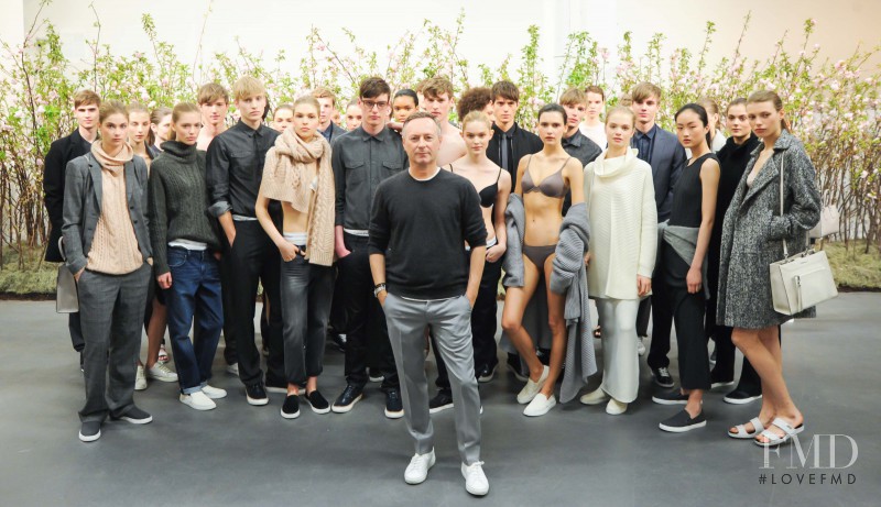 Bo Don featured in  the Calvin Klein White Label fashion show for Autumn/Winter 2014