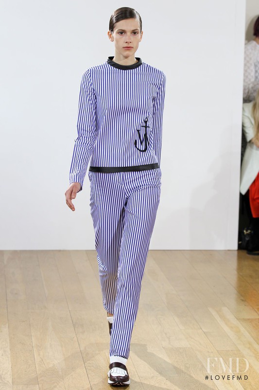 Harriet Taylor featured in  the J.W. Anderson fashion show for Spring/Summer 2012