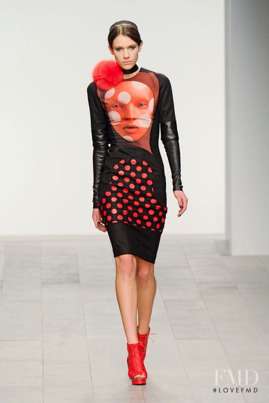 Harriet Taylor featured in  the David Koma fashion show for Autumn/Winter 2011