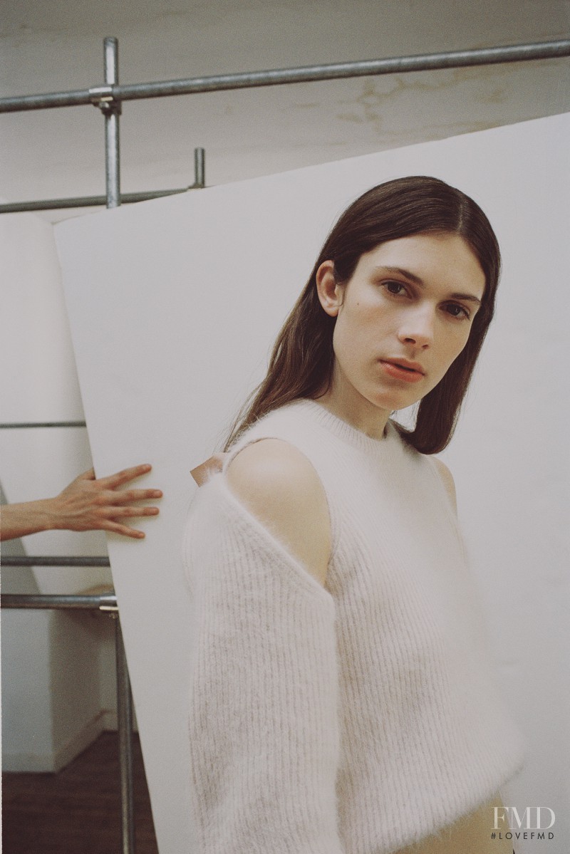 Harriet Taylor featured in  the Maison Martin Margiela fashion show for Resort 2015