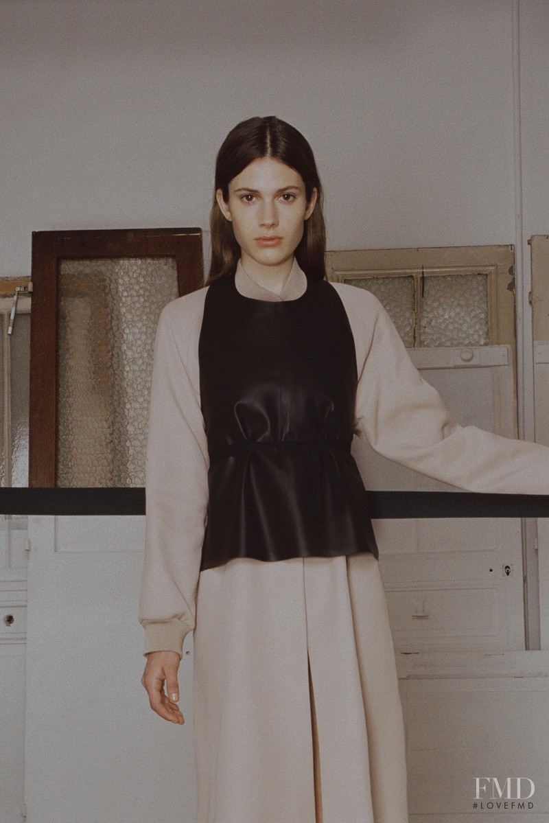 Harriet Taylor featured in  the Maison Martin Margiela fashion show for Resort 2015