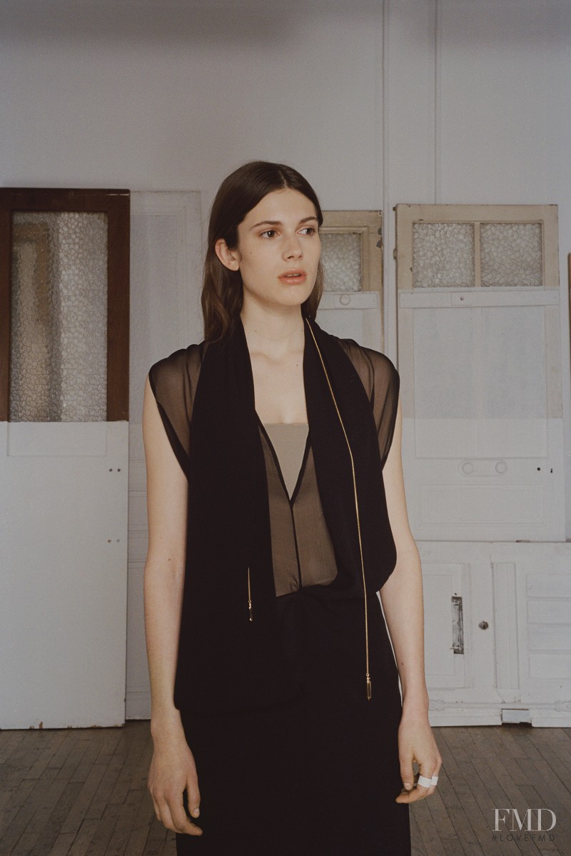 Harriet Taylor featured in  the Maison Martin Margiela fashion show for Resort 2015