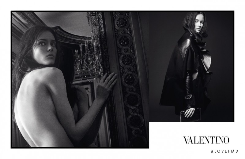 Monika Jagaciak featured in  the Valentino advertisement for Autumn/Winter 2010