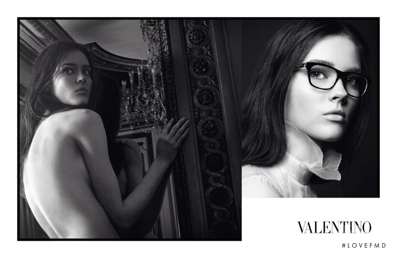 Monika Jagaciak featured in  the Valentino advertisement for Autumn/Winter 2010