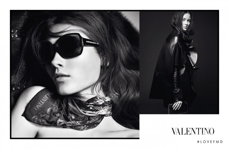 Monika Jagaciak featured in  the Valentino advertisement for Autumn/Winter 2010