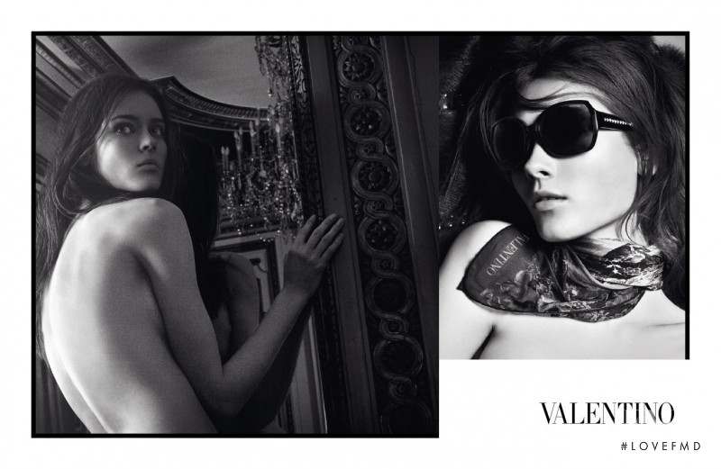 Monika Jagaciak featured in  the Valentino advertisement for Autumn/Winter 2010