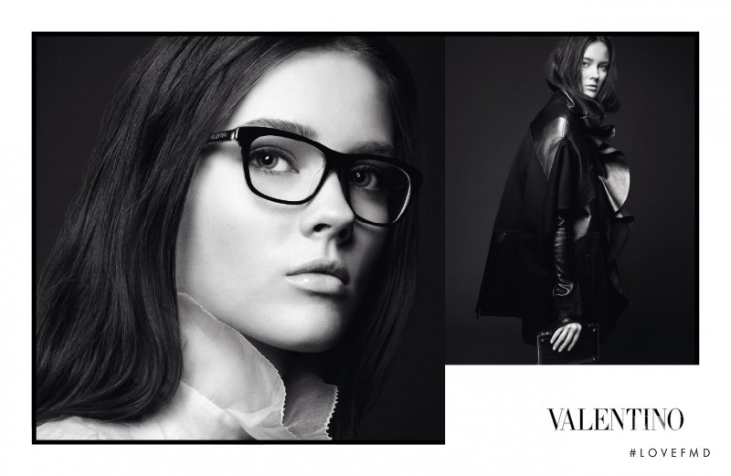 Monika Jagaciak featured in  the Valentino advertisement for Autumn/Winter 2010