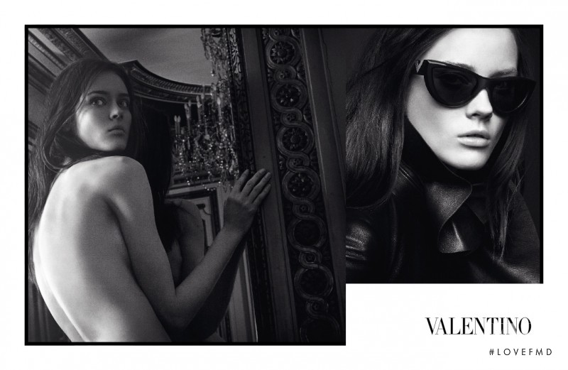 Monika Jagaciak featured in  the Valentino advertisement for Autumn/Winter 2010