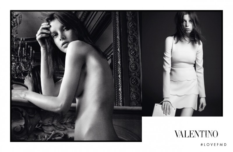 Tatiana Cotliar featured in  the Valentino advertisement for Autumn/Winter 2010