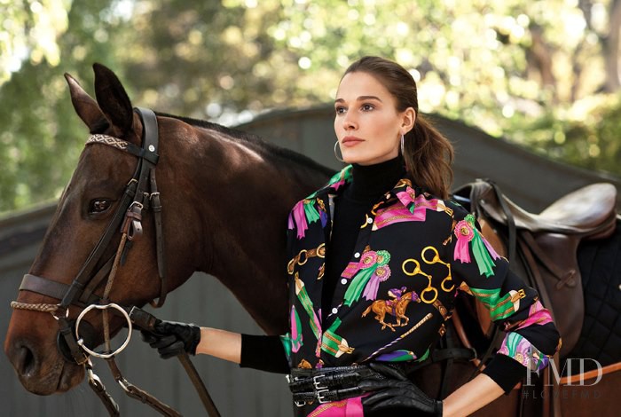 Chiara Baschetti featured in  the Lauren by Ralph Lauren catalogue for Fall 2012