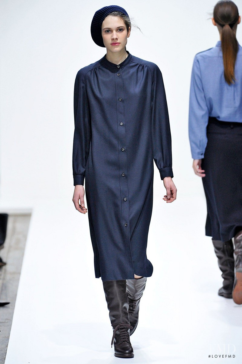Harriet Taylor featured in  the Margaret Howell fashion show for Autumn/Winter 2013