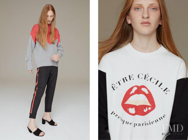 Fay Alice Parsons featured in  the Etre Cecile lookbook for Spring/Summer 2015
