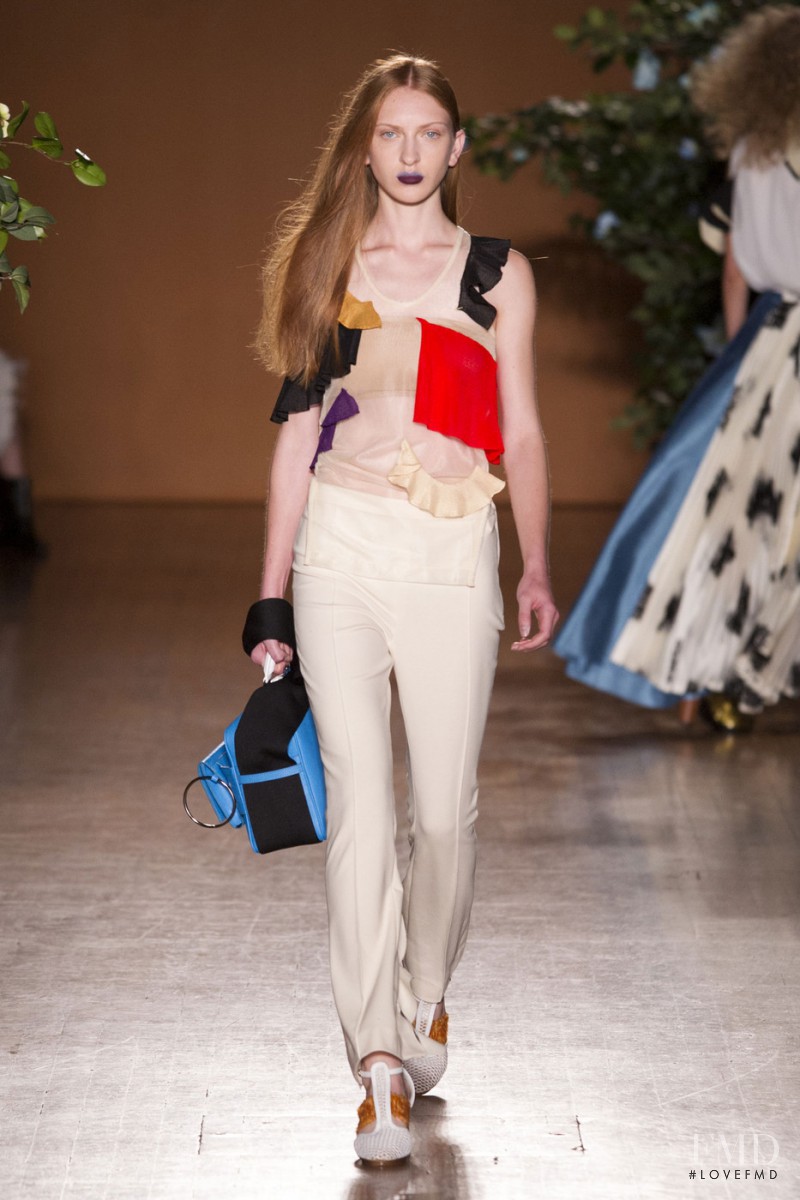Fay Alice Parsons featured in  the Toga fashion show for Spring/Summer 2016