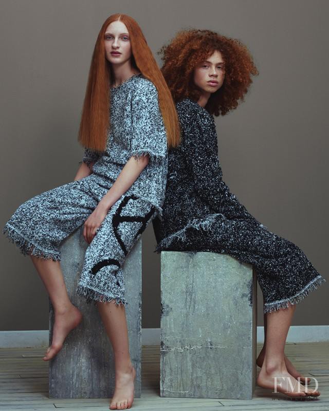 Fay Alice Parsons featured in  the Selfridges Agender fashion show for Spring/Summer 2015