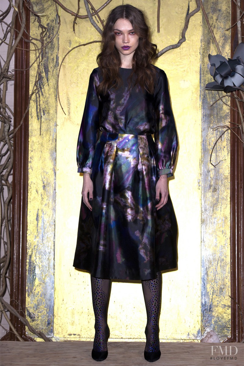 Elina Ivanova featured in  the Cynthia Rowley fashion show for Autumn/Winter 2013