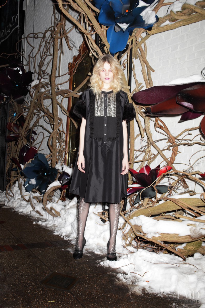 Erika Pattison featured in  the Cynthia Rowley fashion show for Autumn/Winter 2013