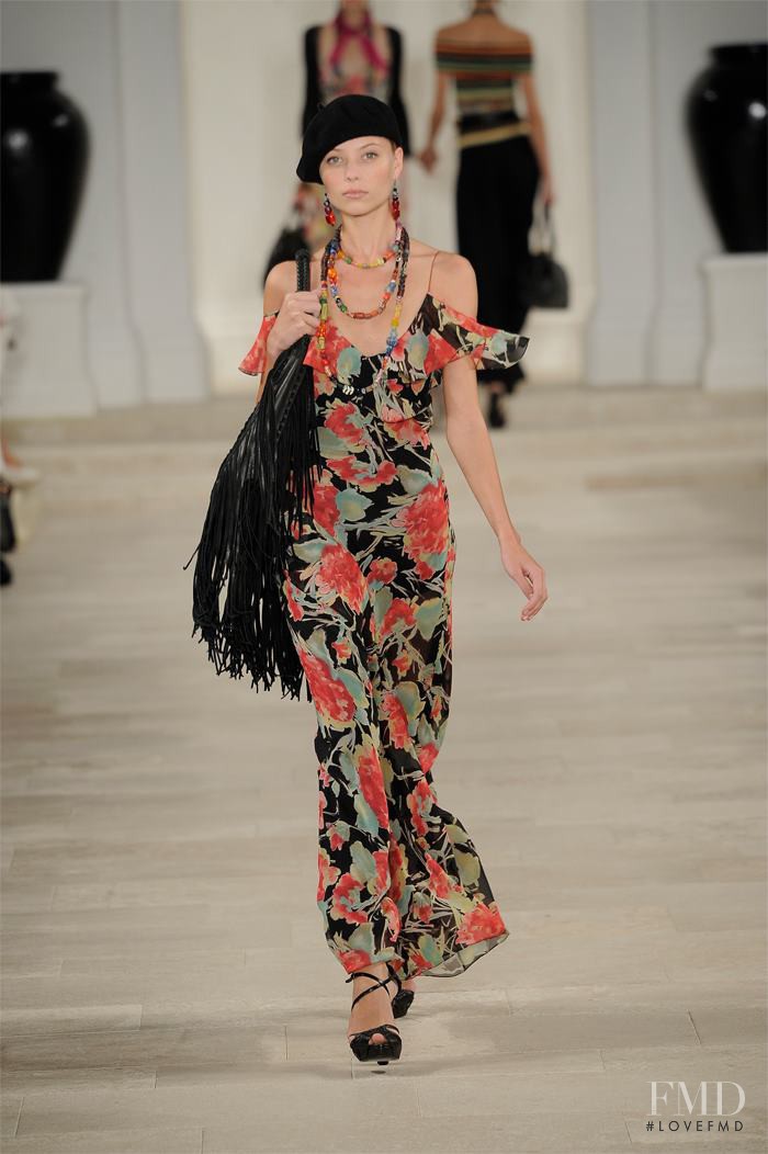Vika Falileeva featured in  the Ralph Lauren Collection fashion show for Spring/Summer 2013