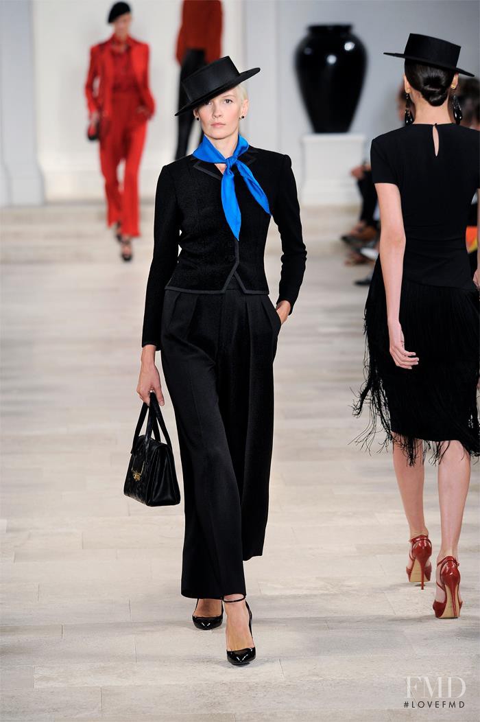 Katia Kokoreva featured in  the Ralph Lauren Collection fashion show for Spring/Summer 2013