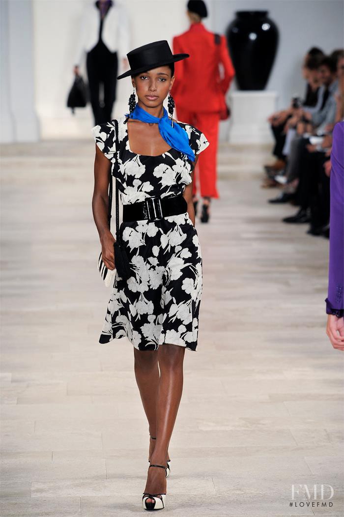 Jasmine Tookes featured in  the Ralph Lauren Collection fashion show for Spring/Summer 2013