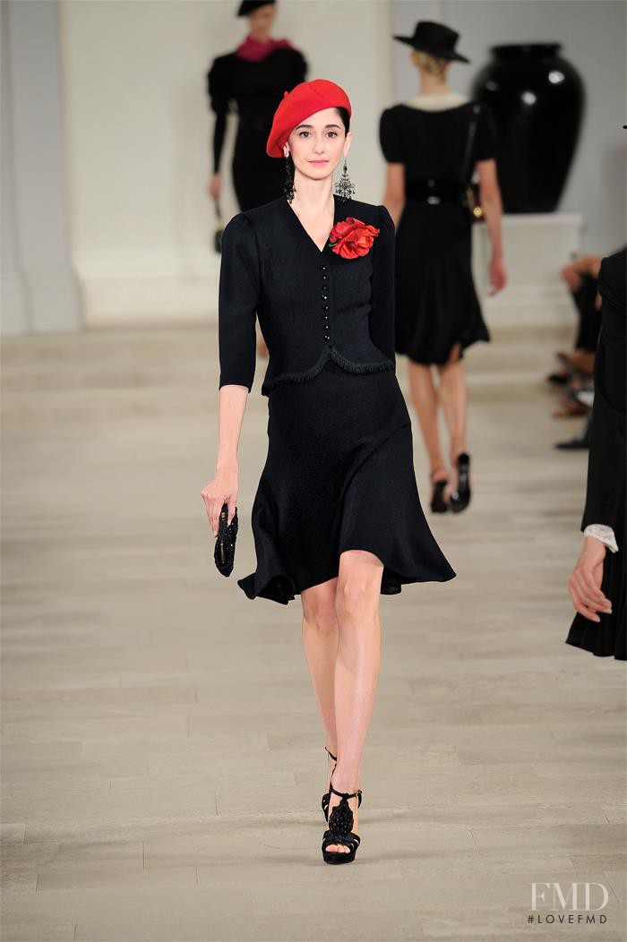 Cecilia Méndez featured in  the Ralph Lauren Collection fashion show for Spring/Summer 2013