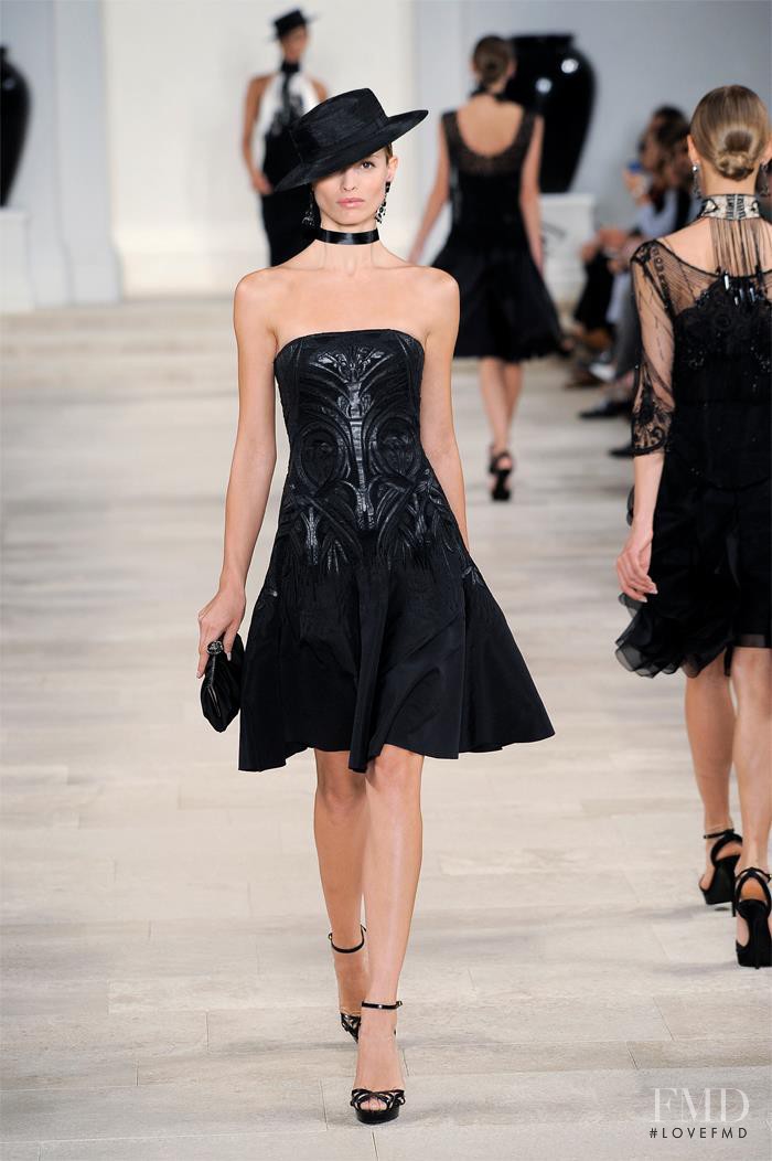 Flavia Lucini featured in  the Ralph Lauren Collection fashion show for Spring/Summer 2013