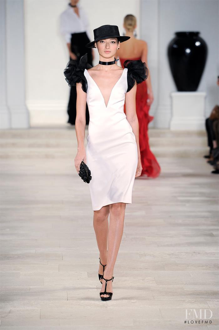 Bruna Tenório featured in  the Ralph Lauren Collection fashion show for Spring/Summer 2013