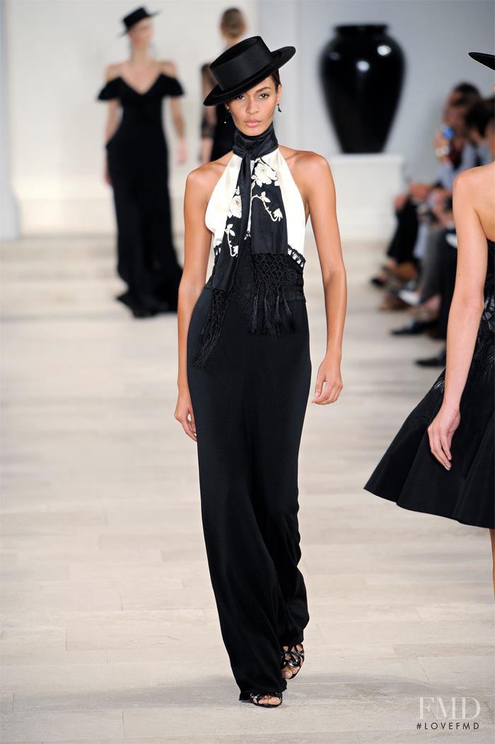 Joan Smalls featured in  the Ralph Lauren Collection fashion show for Spring/Summer 2013