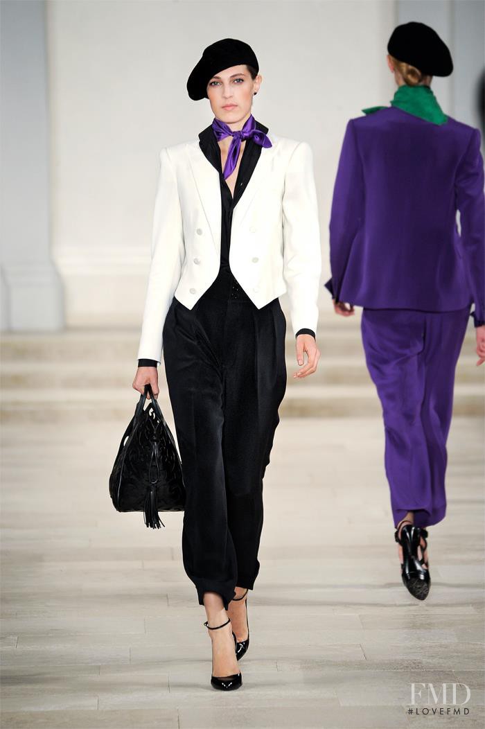 Othilia Simon featured in  the Ralph Lauren Collection fashion show for Spring/Summer 2013