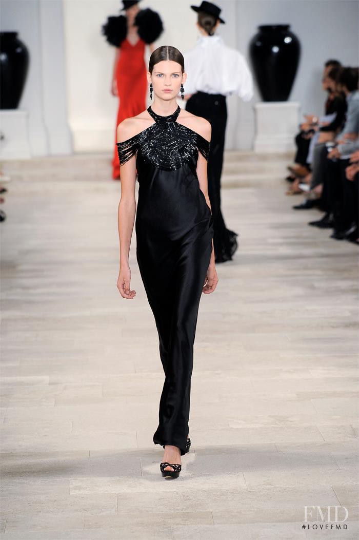 Bette Franke featured in  the Ralph Lauren Collection fashion show for Spring/Summer 2013