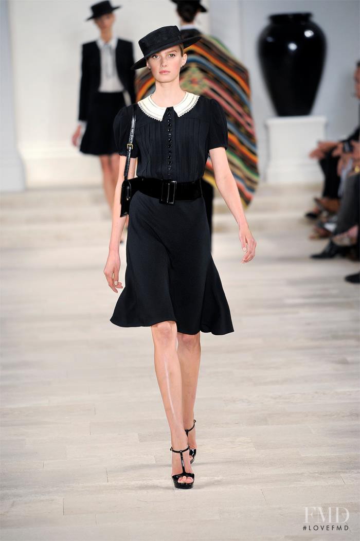 Sigrid Agren featured in  the Ralph Lauren Collection fashion show for Spring/Summer 2013