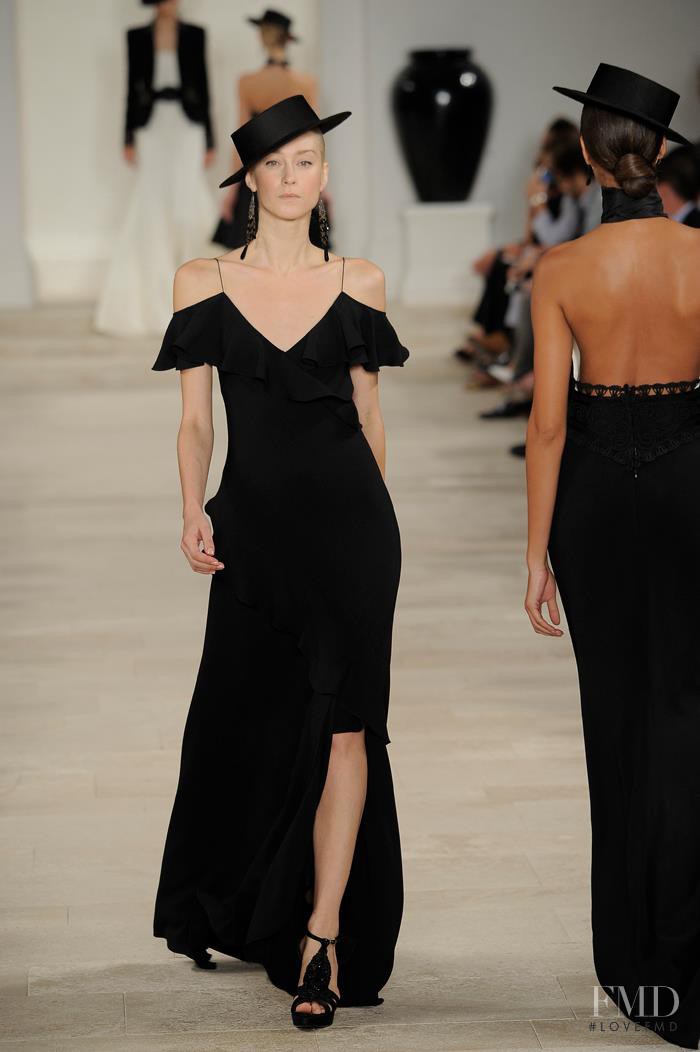 Anastassia Khozissova featured in  the Ralph Lauren Collection fashion show for Spring/Summer 2013