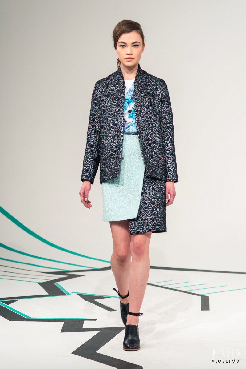 Elina Ivanova featured in  the Calla fashion show for Autumn/Winter 2014